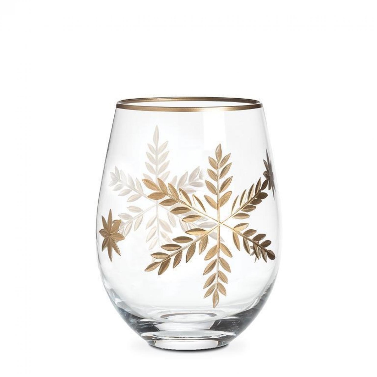 Picture of MDR Trading Inc. AB-27-FLAKE-SG_Q01 Snowflake Stemless Wine Glass