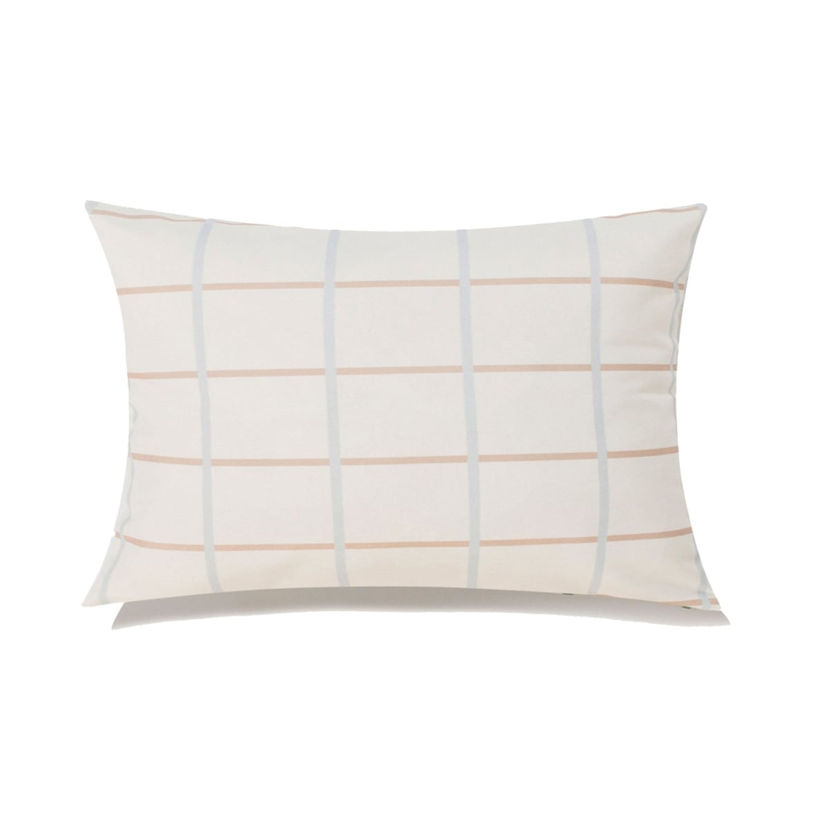 HU-MP1420ICEDBLOP Edward Blue And Beige Checks With Polyester Insert Pillow