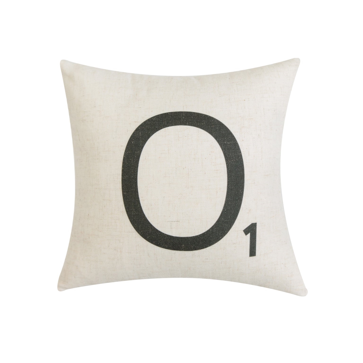 HU-SL1616ICO1OP Letter-O1 With Polyester Insert Pillow