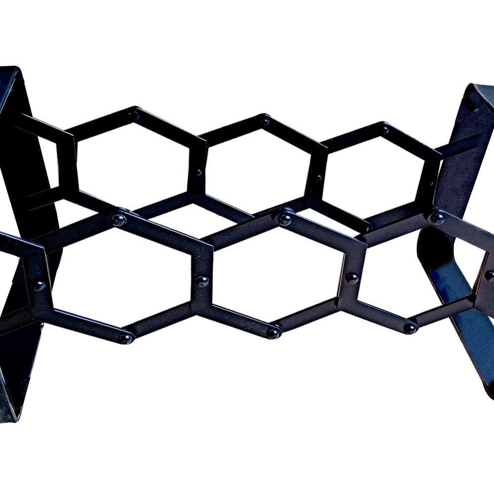 IV-W19-HJJ006 Fold & Stack Tabletop Wine Rack, 3 Bottle