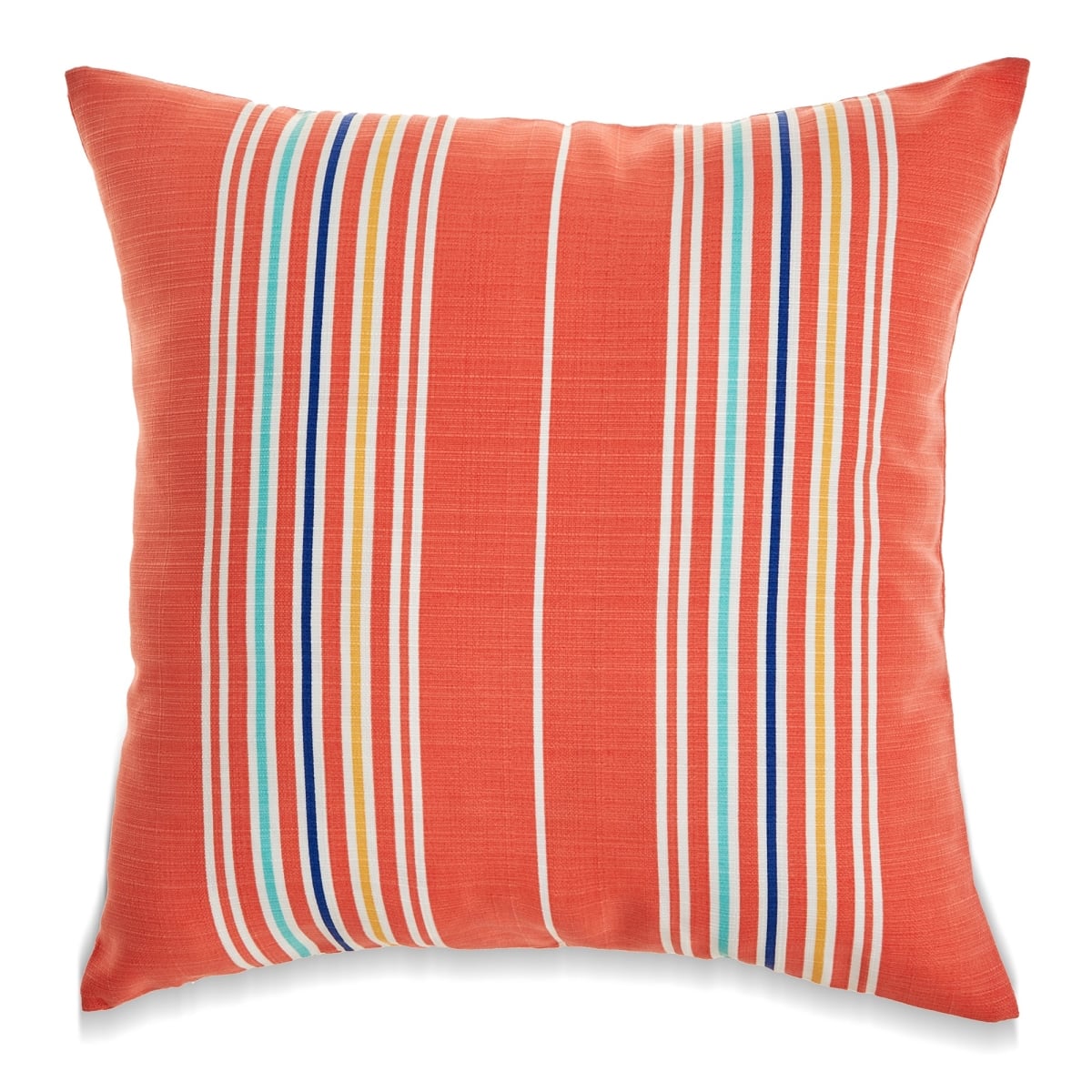 HU-MO1818JSLAOROP Square Orange French Stripe Pillow