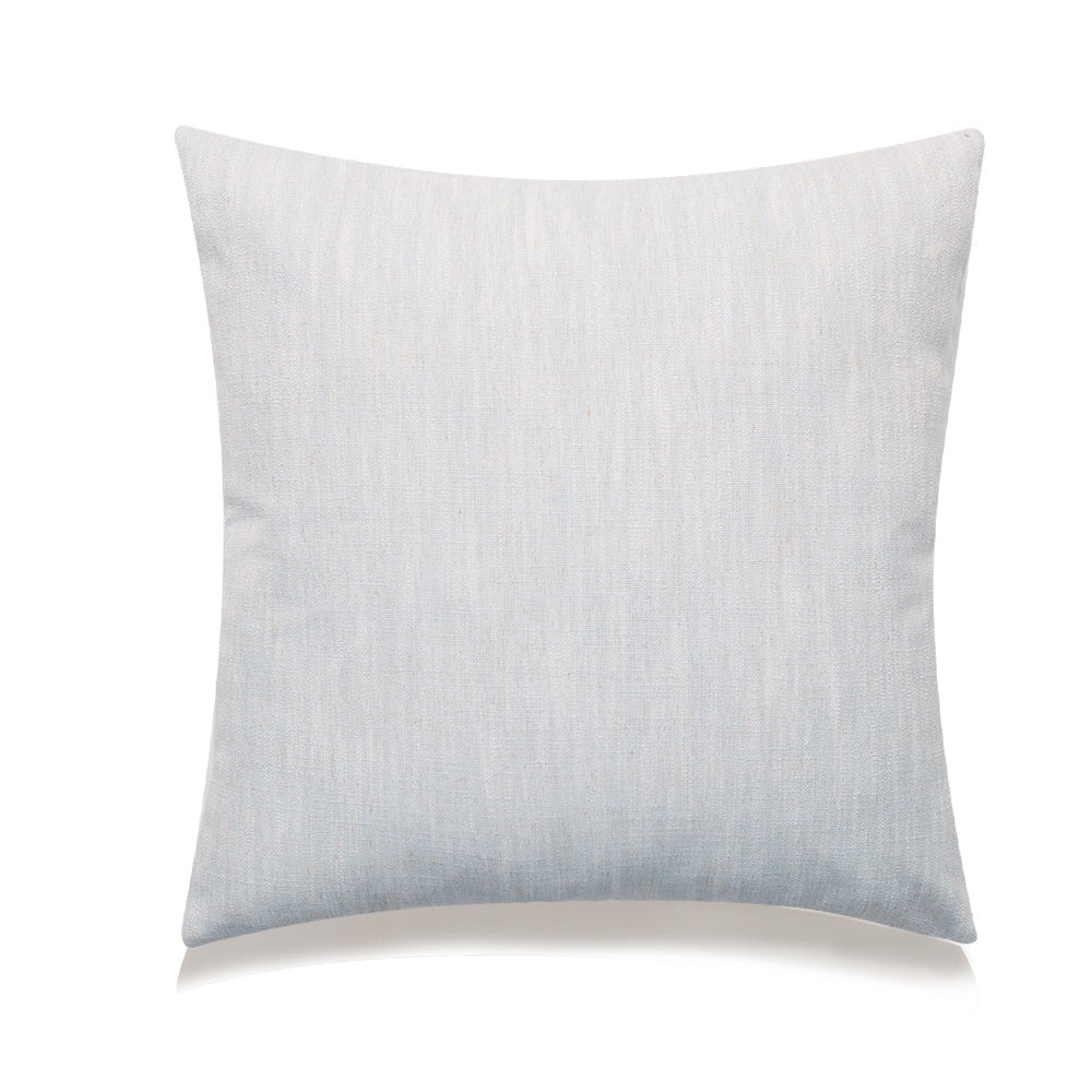 HU-SS2020KS08OP 20 X 20 Inch Light Blue With Polyester Insert Pillow