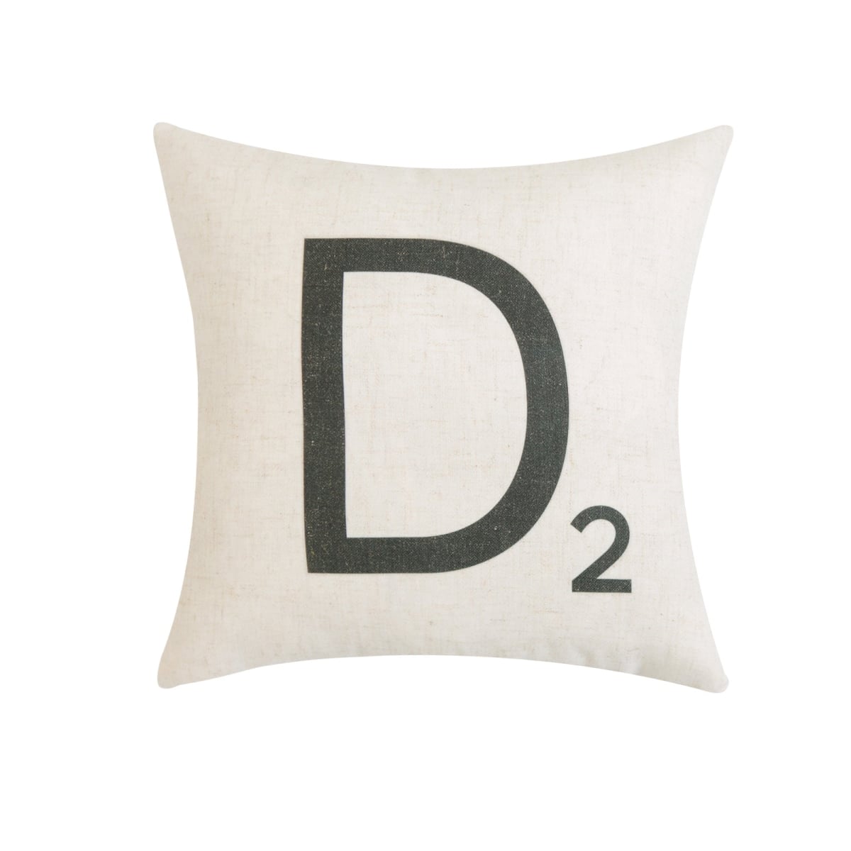 HU-SL1616ICD2XX Letter-D2 Pillow Cover