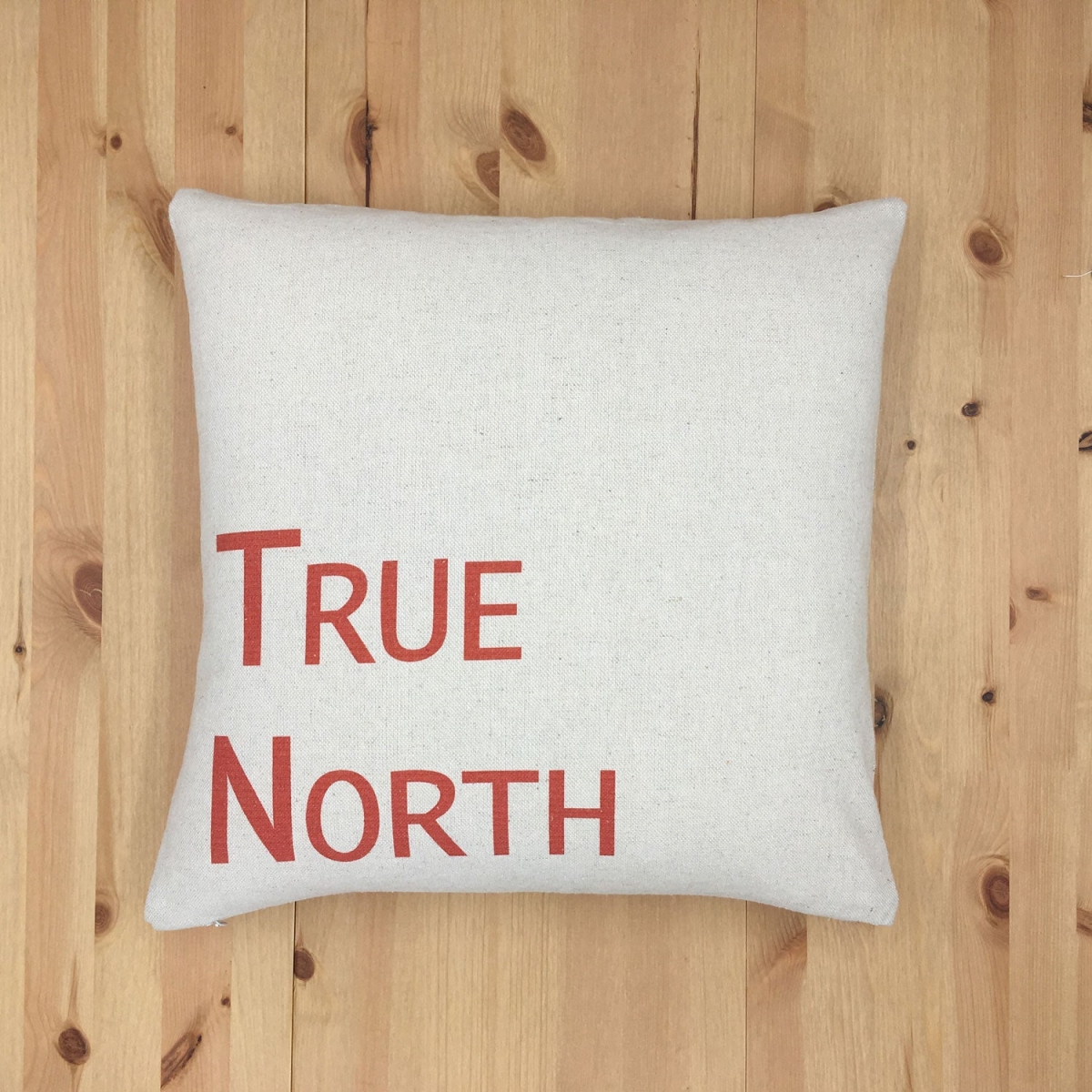 HU-OC1818IC02OP Red True Northwith Polyester Insert Pillow