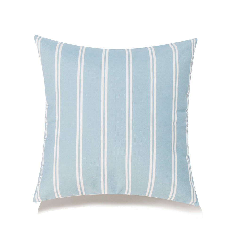 HU-MP2020ICHRBLOF Blue With White Stripes And Featherdown Insert Pillow