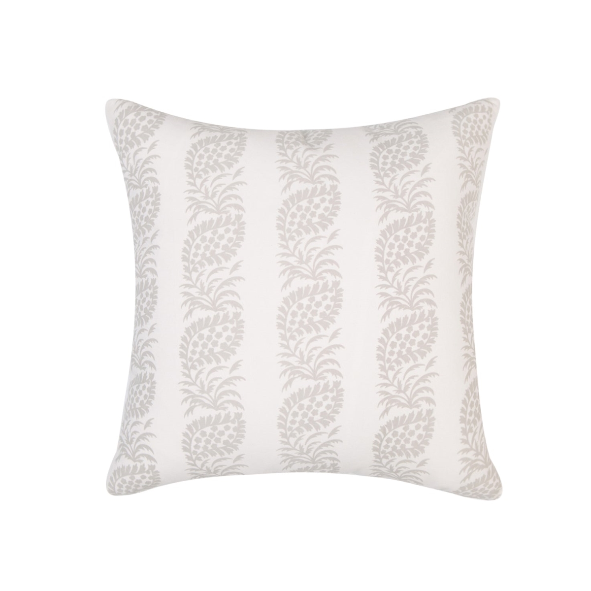 HU-MP2020JS01GEXX White With Greige Block Pattern Pillow Cover