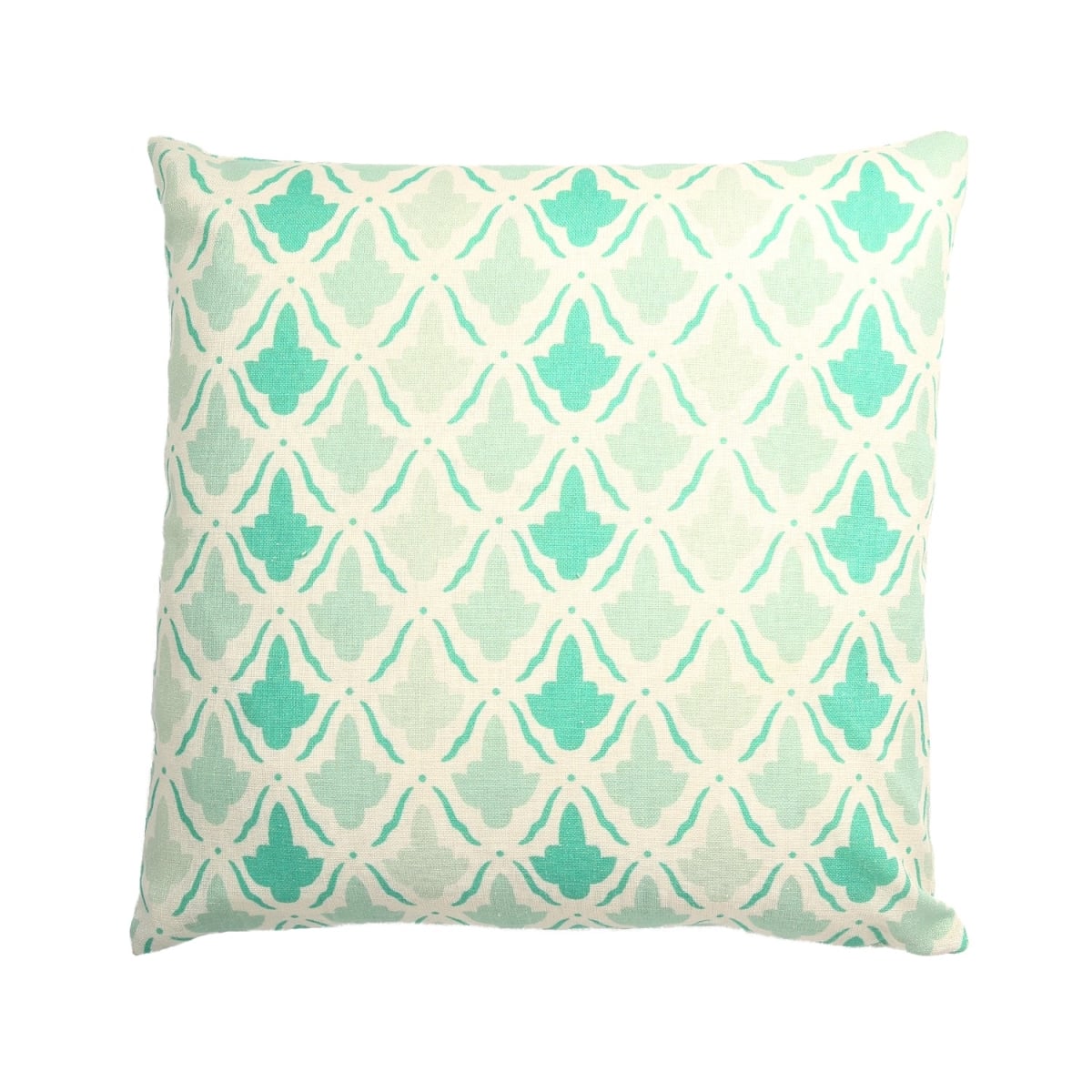 HU-KY1818TWQ3OP Kyoto Green And White With Polyester Insert Pillow