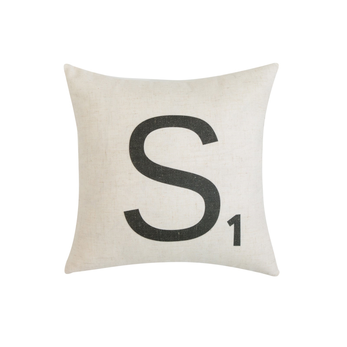 HU-SL1616ICS1OP Letter-S1 With Polyester Insert Pillow