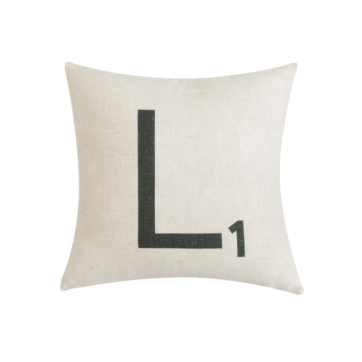 HU-SL1616ICL1OP Letter-L1 With Polyester Insert Pillow