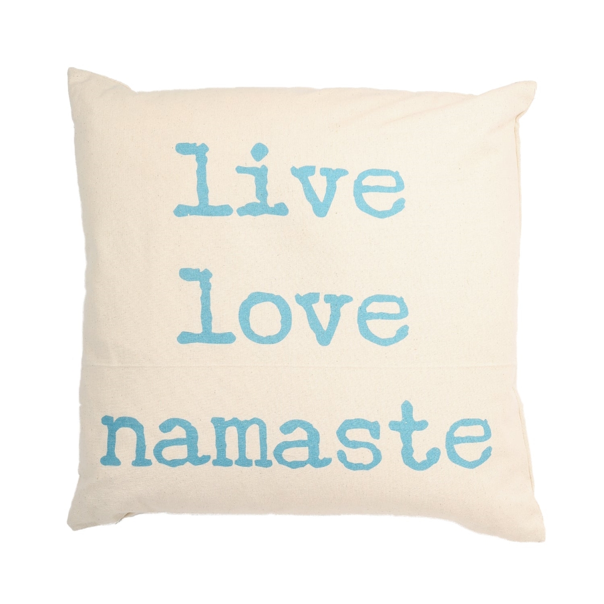 HU-YG1818IC01OP Live Love Namaste With Polyester Insert Pillow