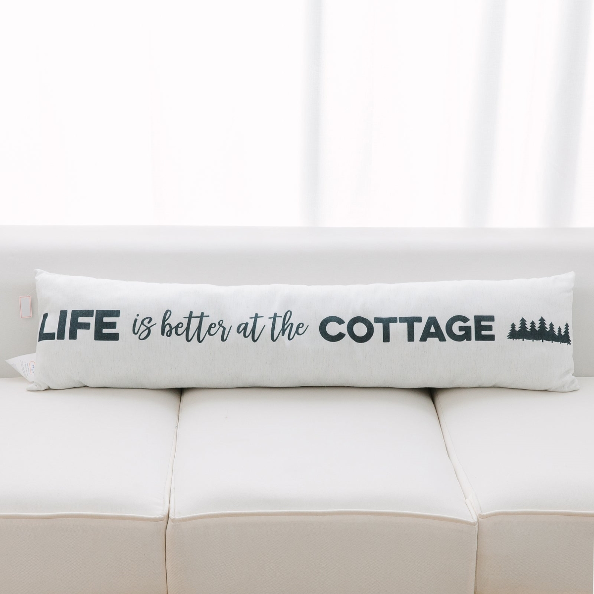 HU-MK1248ICLFOP Life Is Better At The Cottage Pillow