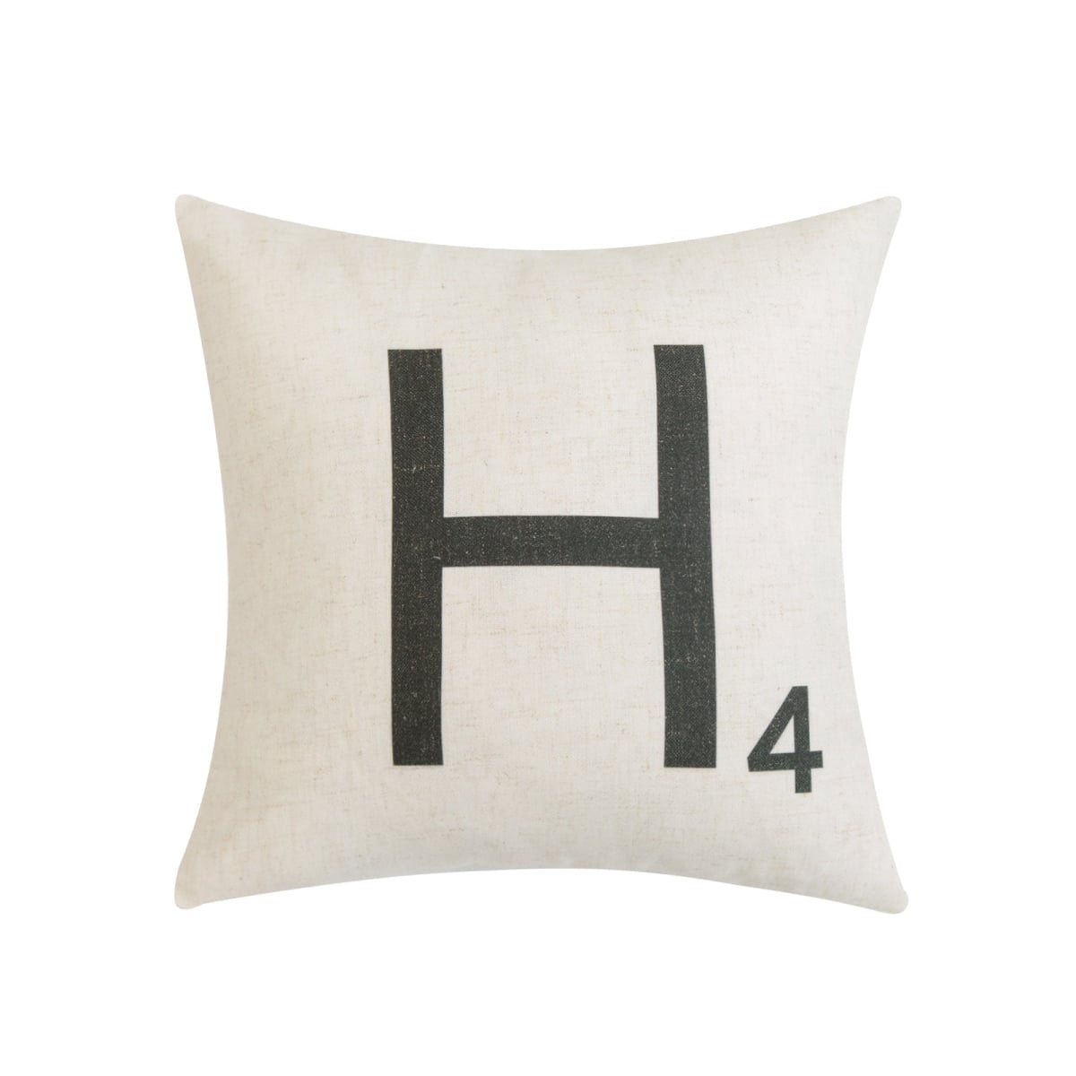 HU-SL1616ICH4OF Letter-H4 With Feather Down Insert Pillow