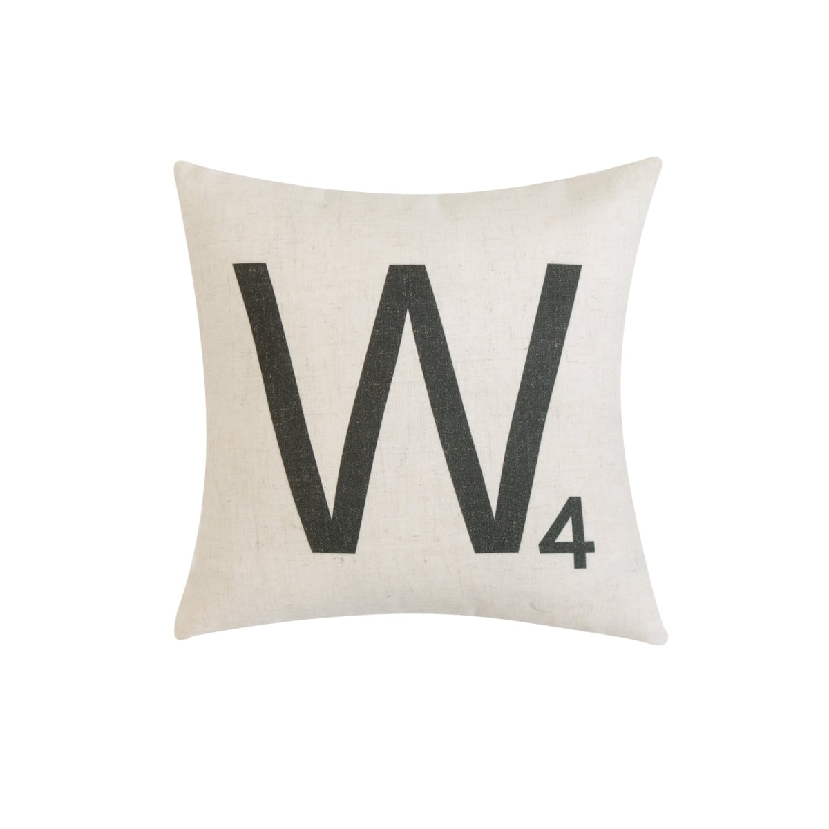 HU-SL1616ICW4OF Letter-W4 With Feather Down Insert Pillow