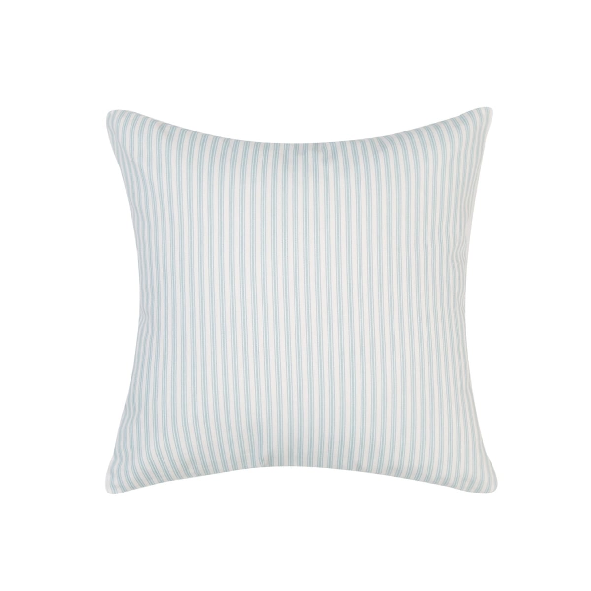 HU-MP2222JS03BLOP Vintage Ticking Blue Stripes With Polyester Insert Pillow