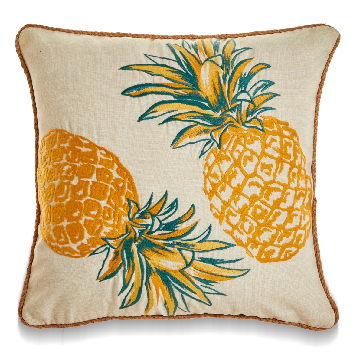 HU-MO1818JSPAXX Pineapples Pattern Pillow Cover