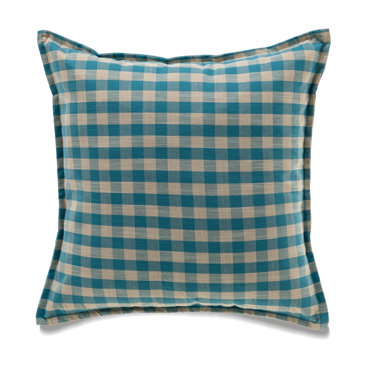 HU-MPBC2020JT02BLOP Square Blue And Beige Buffalo Check With Polyester Insert Pillow
