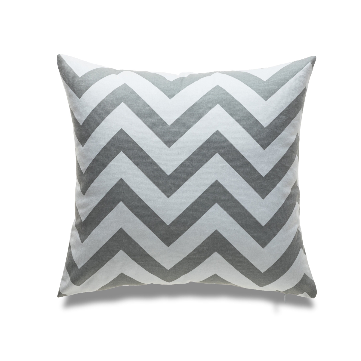 HU-LA1818CV16OP Gray And White Chevron Pattern With Polyester Insert Pillow