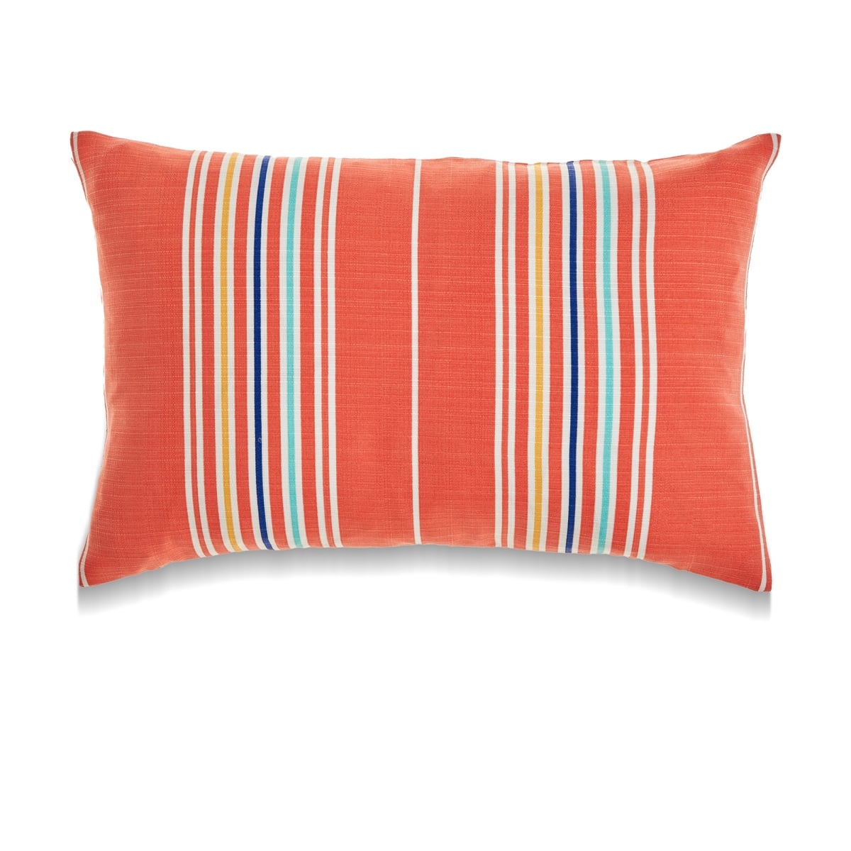 HU-MO1218JSLAOROP Orange French Stripe With Poly Insert Pillow