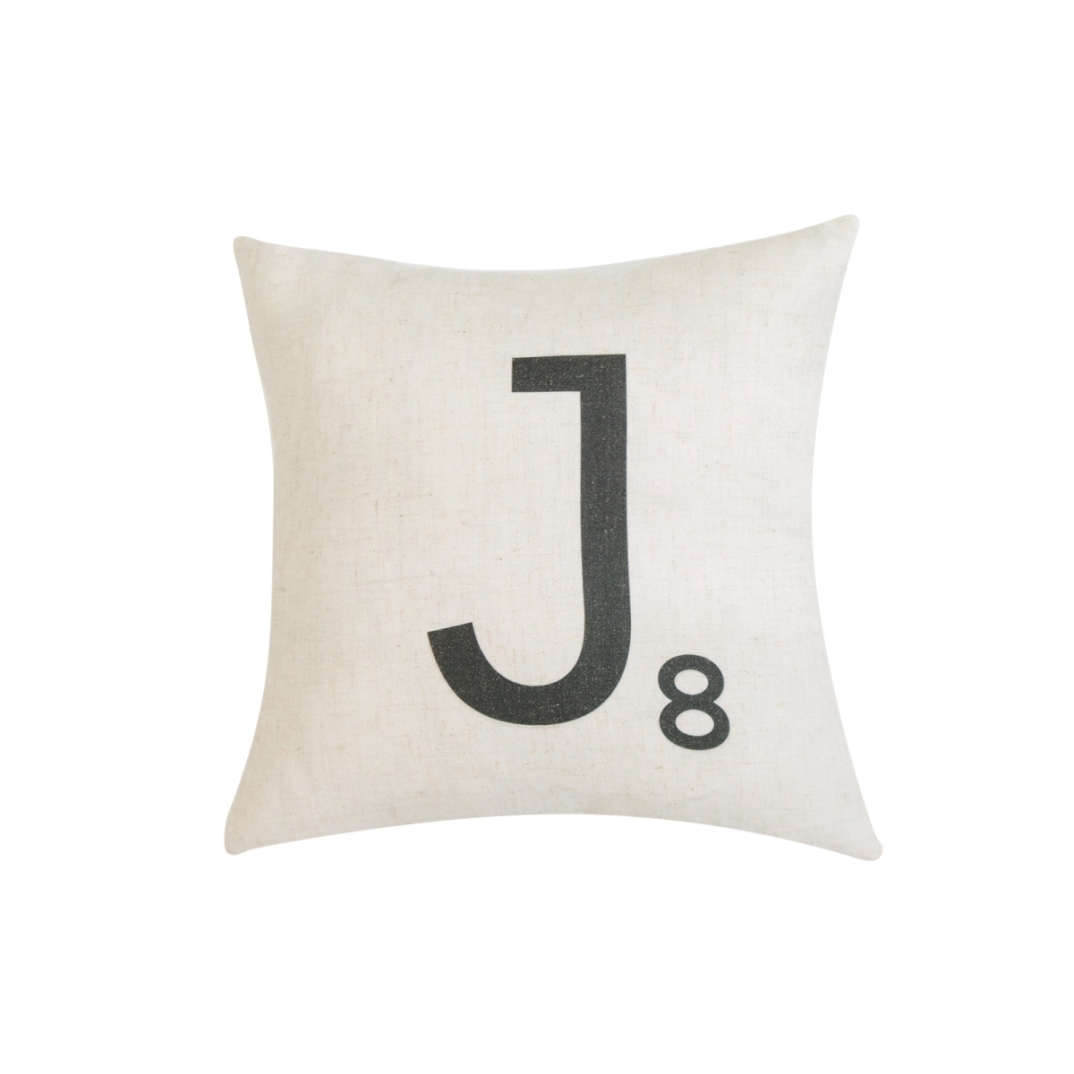 HU-SL1616ICJ8OP Letter-J8 With Polyester Insert Pillow