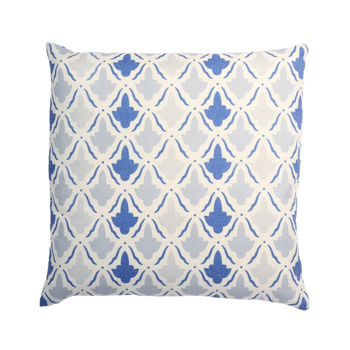 HU-KY1818TWQ1OP Kyoto Blue White And Gray Pattern With Polyester Insert Pillow