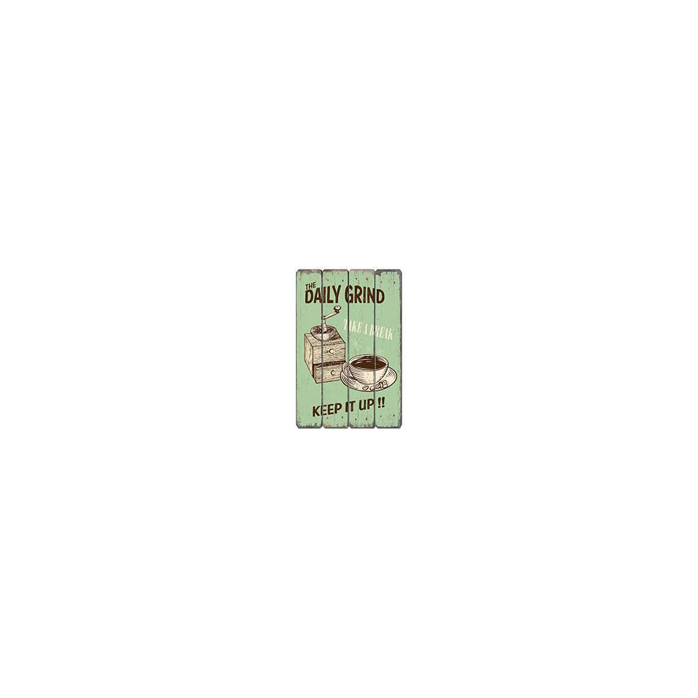 IV-S17-G216 Grind Coffee Wooden Sign Wall Decor