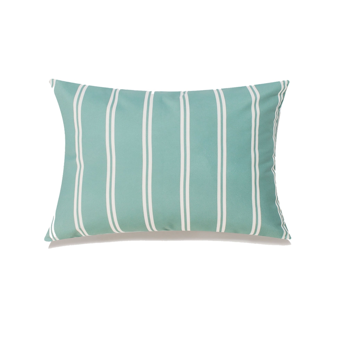 HU-MP1420ICHRGROP Harrison Green With White Stripes And Polyester Insert Pillow