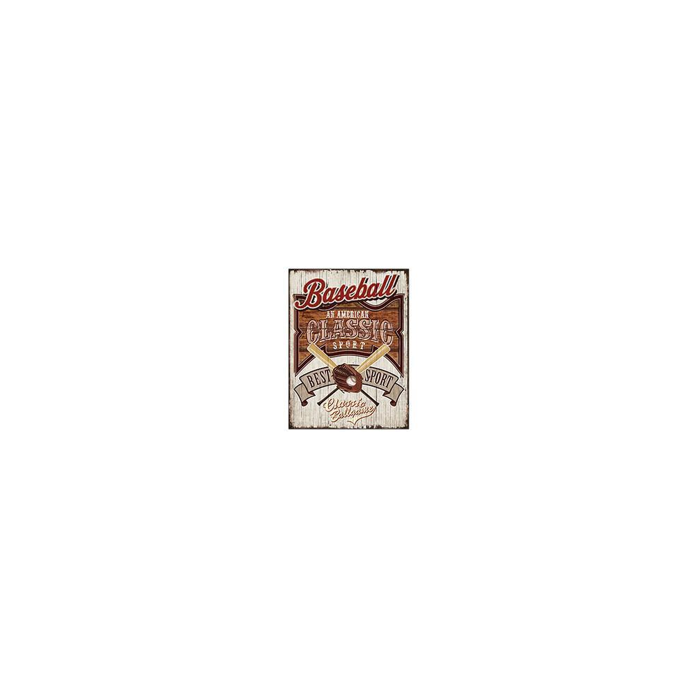 IV-S17-G239 Baseball Wooden Sign Wall Decor