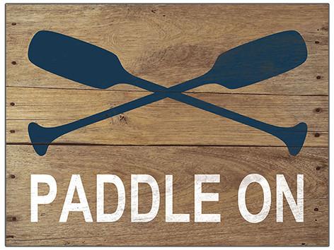 IV-S17-G321 Paddle Wooden Sign Wall Decor