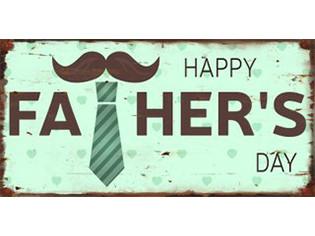 IV-S17-GT103 Fathers Day Vintage Metal Wall Decor