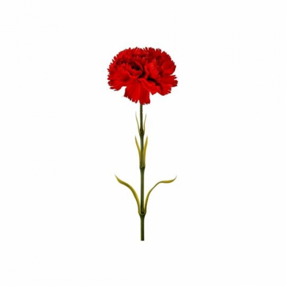 CM-RT905RD_Q01 Red Carnation Stem Artificial Flower
