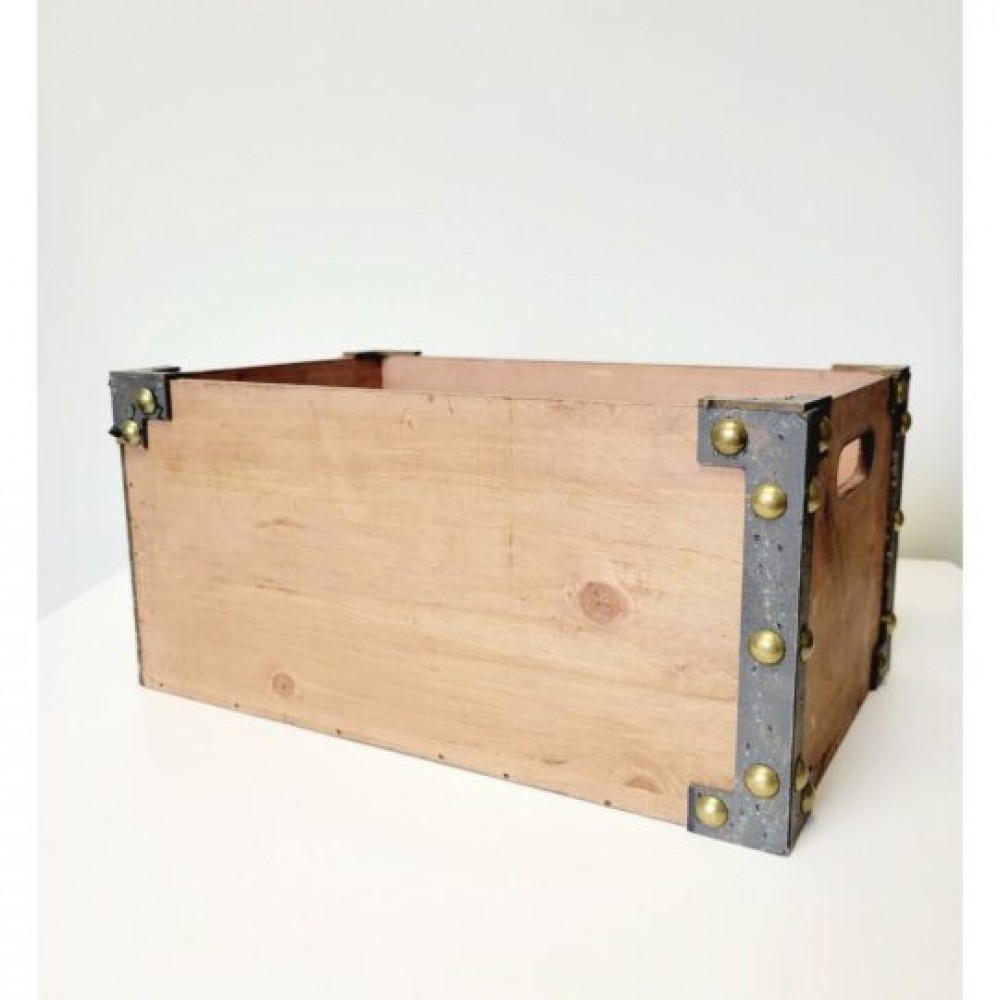 CM-AS752NA Rectangular Wooden With Handles Crate