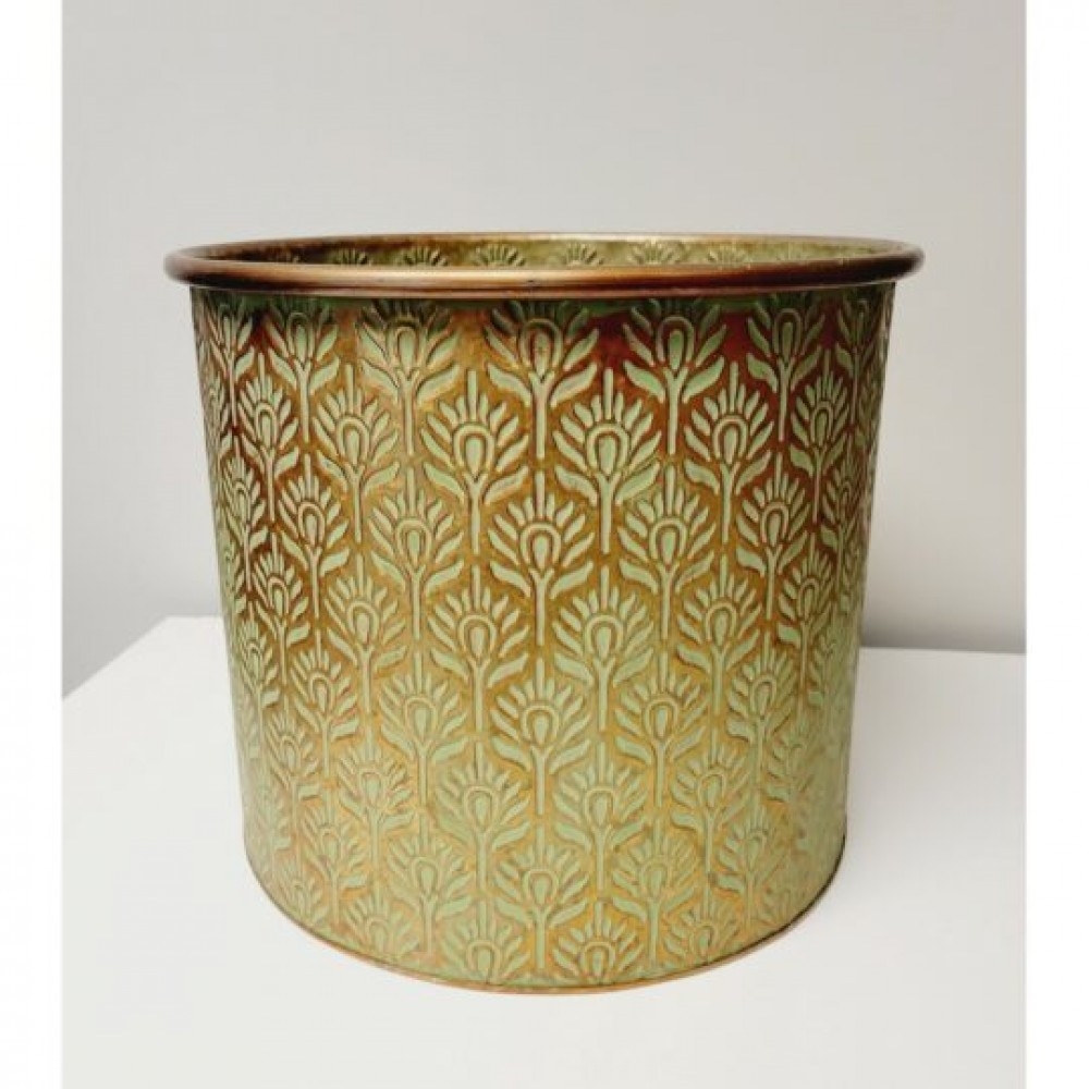 CM-NP180MU_Q01 Bronze And Green Patterned Bucket