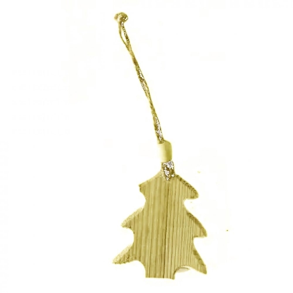 CM-OM446NA_Q01 Wooden Tree Hanging Ornament