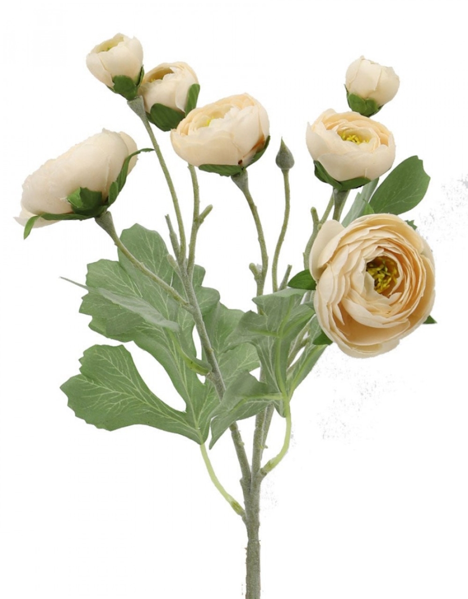 AI-FL4092PAR_Q01 Apricot Ranunculus Spray Artificial Flower