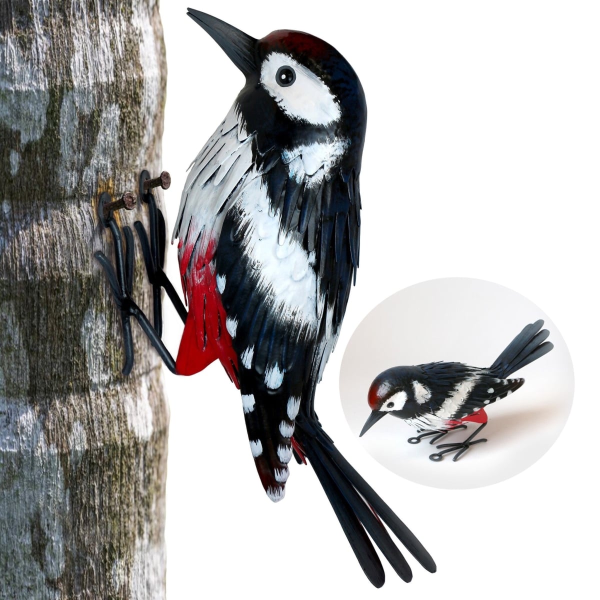 AI-GG9620_Q01 Woodpecker Figurine