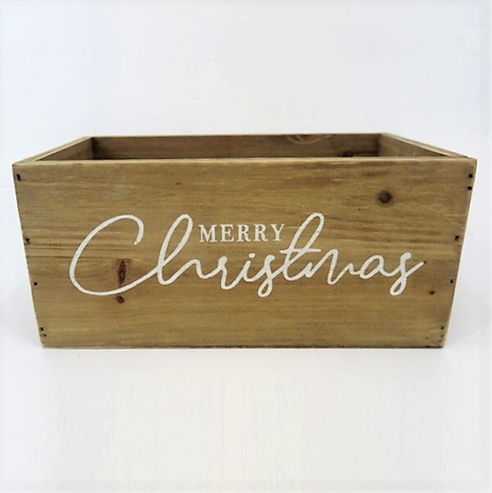 AI-2227-1060 Merry Christmas Decorative Wooden Box