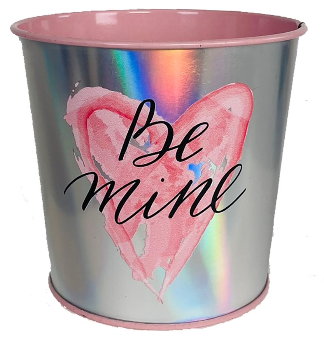 AI-GA3642PNK_Q01 Be Mine And Shine Holographic Planter