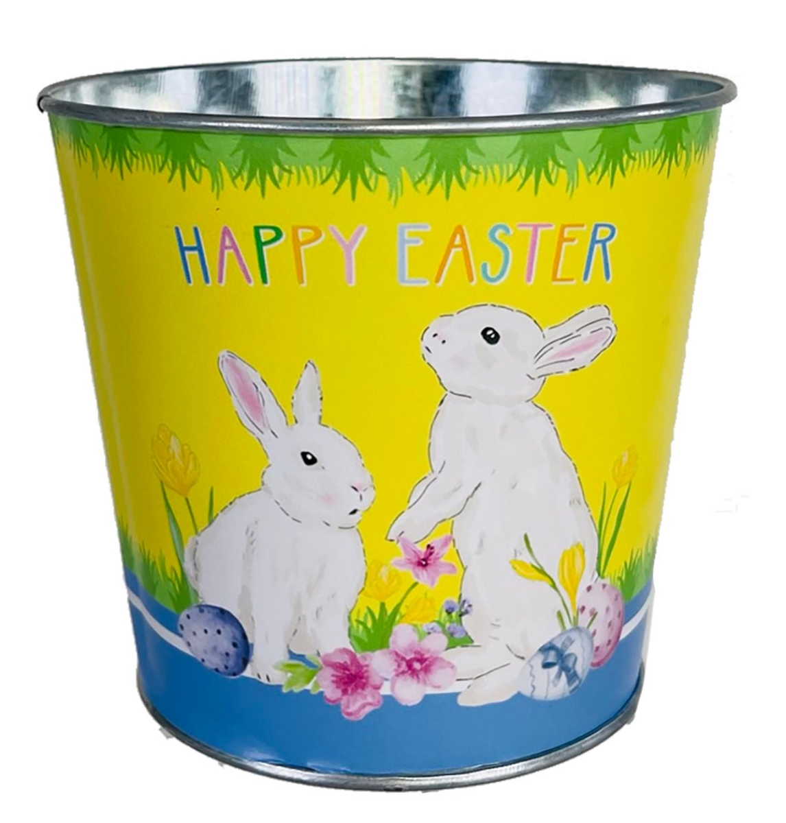 AI-GA3664MUL_Q01 Happy Easter With Bunnies Planter
