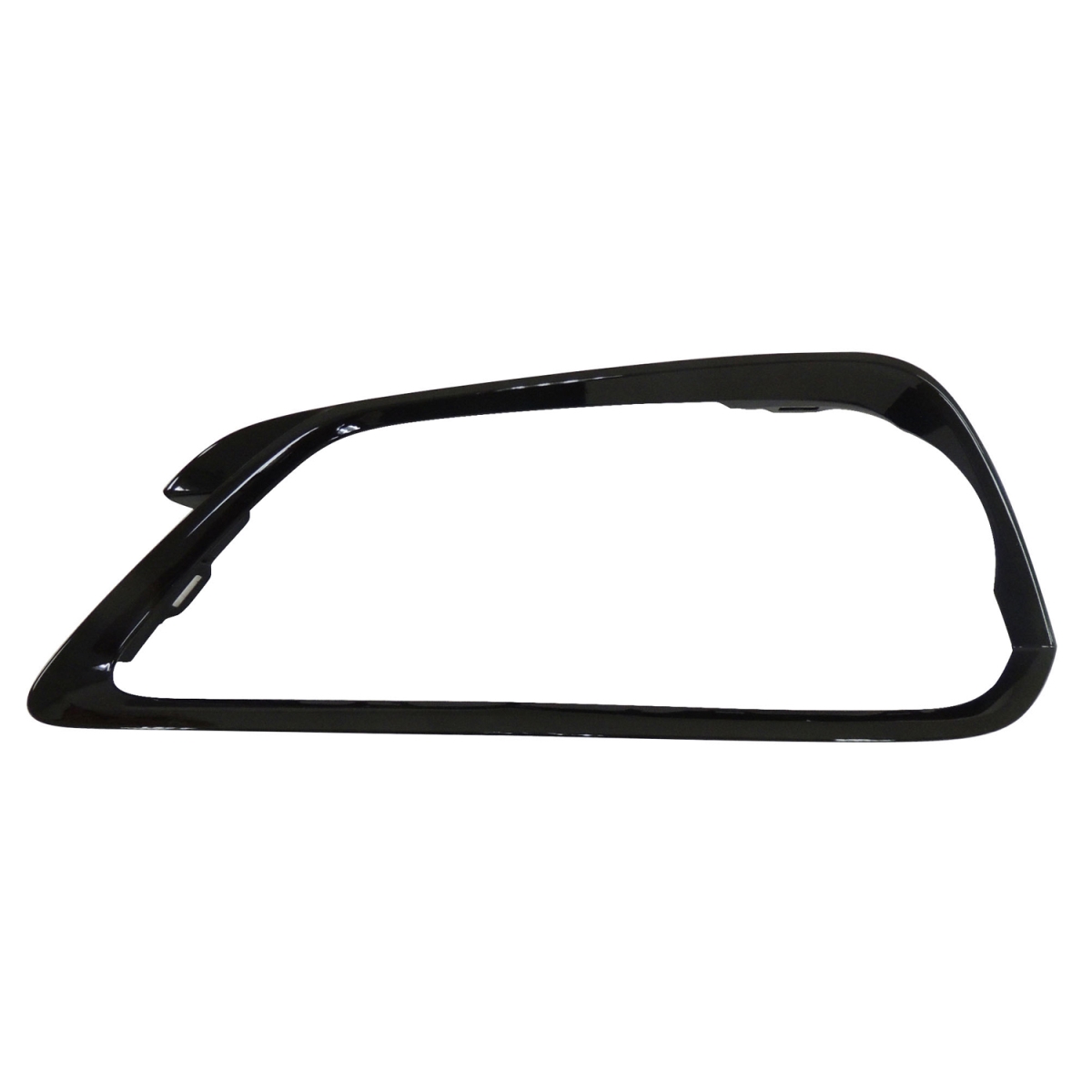 Replacement Front Driver Side Bumper Cover Molding - Black - Individual - Direct Fit