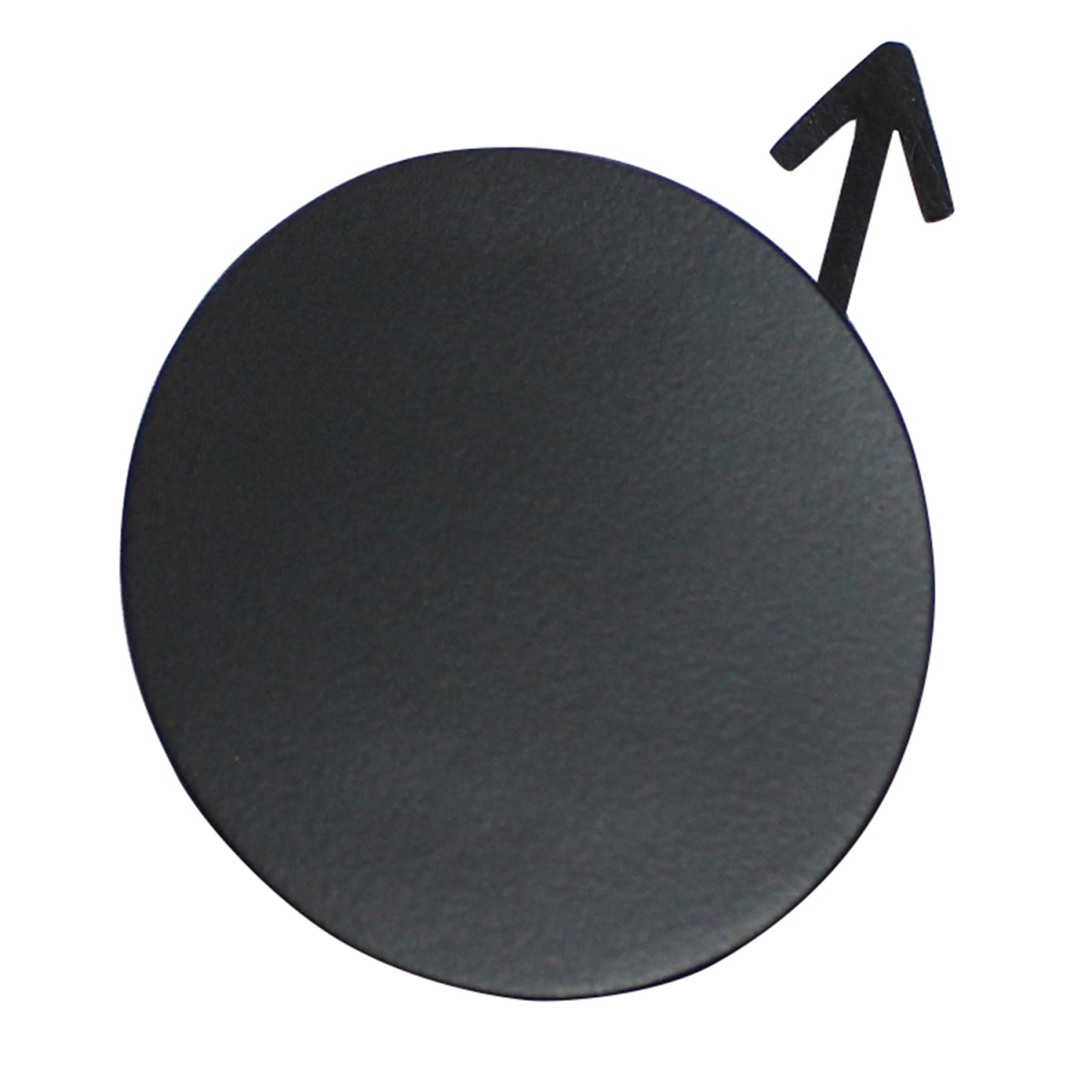 Replacement Front Tow Hook Cover - Black - Direct Fit - Durable Alloy