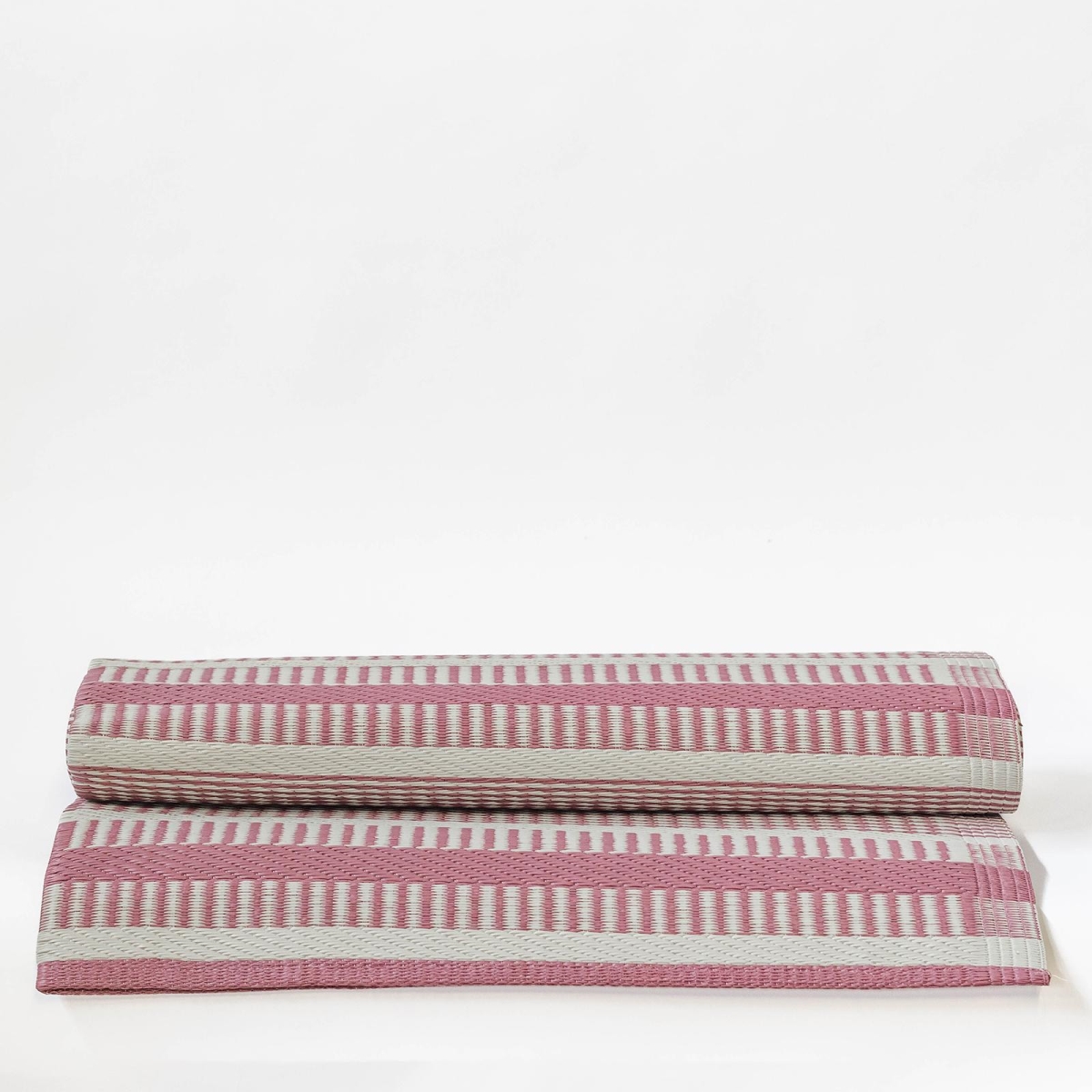 FP-IRL-009-S Pink And White Patterned Outdoor Rug