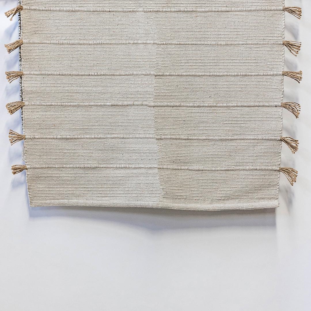 FP-IMT-241 Rectangular With Tassels Beige Rug