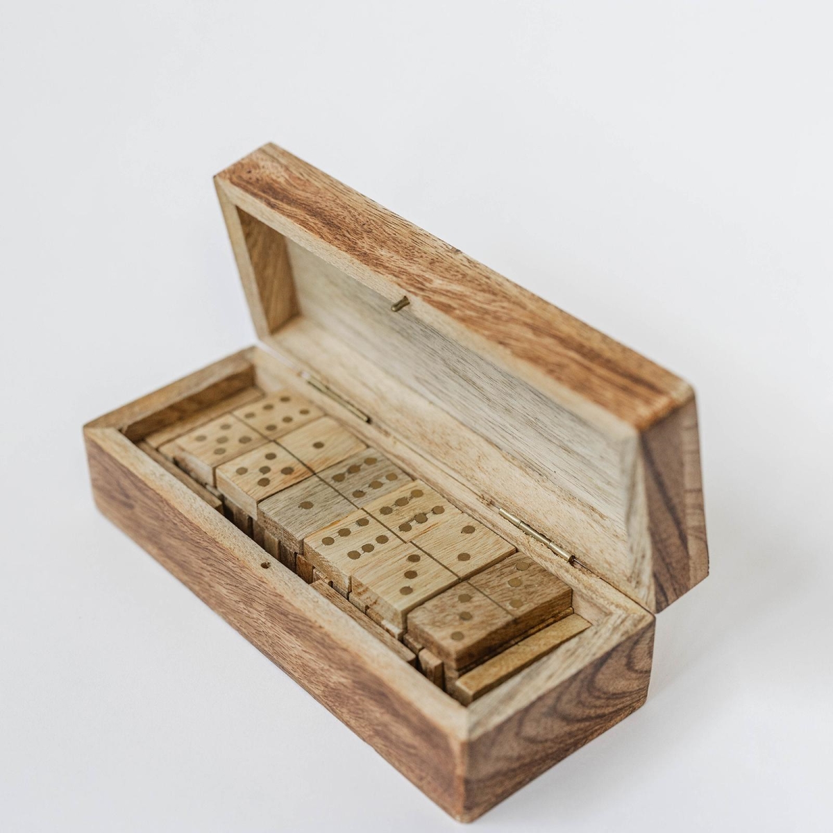 Picture of MDR Trading Inc. FP-IMW-034 Wooden Domino Set In A Wooden Box Game