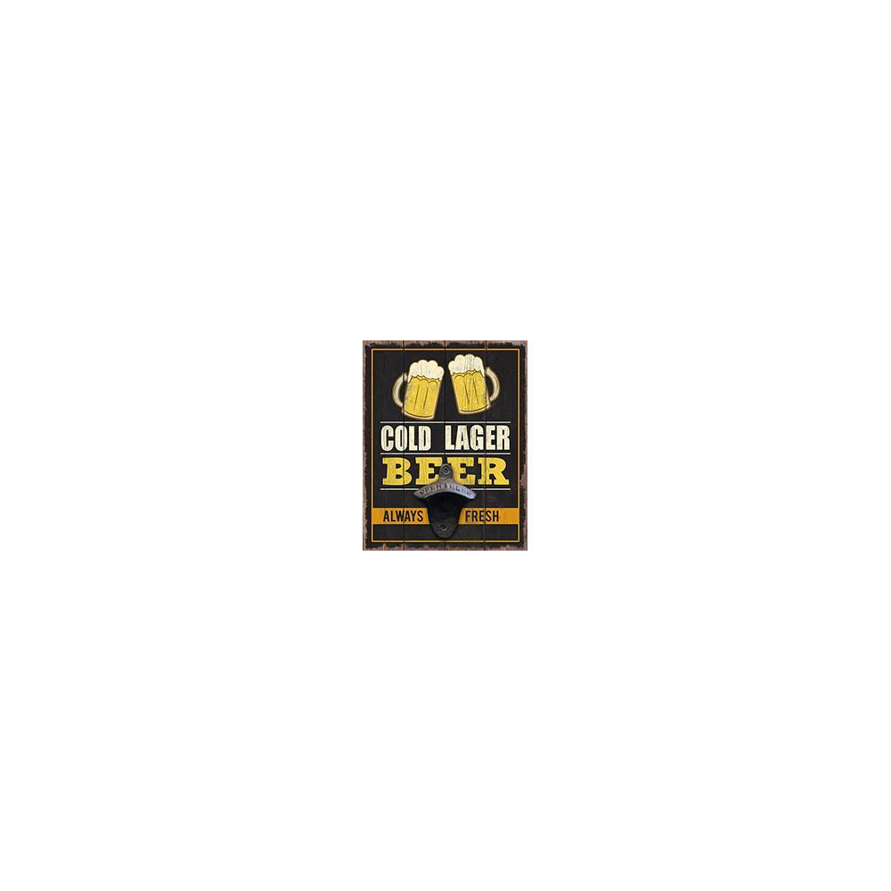 IV-S17-K031 Fresh Lager Beer Vintage Bottle Opener