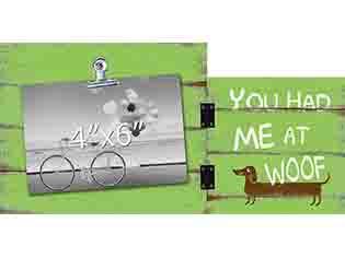 IV-S17-PF037 Woof Vintage Picture Frame