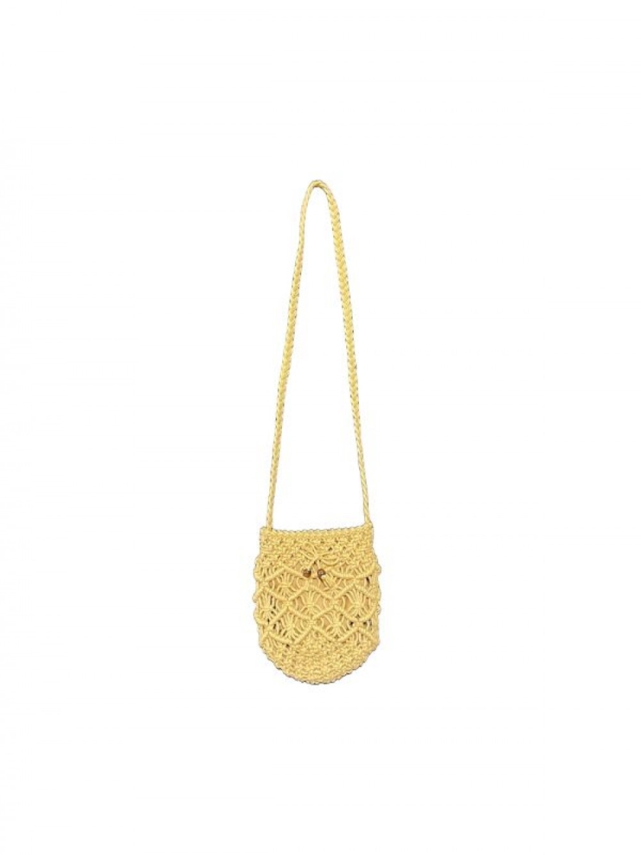SC-106.59.460 Beige Macrame Tote Bag