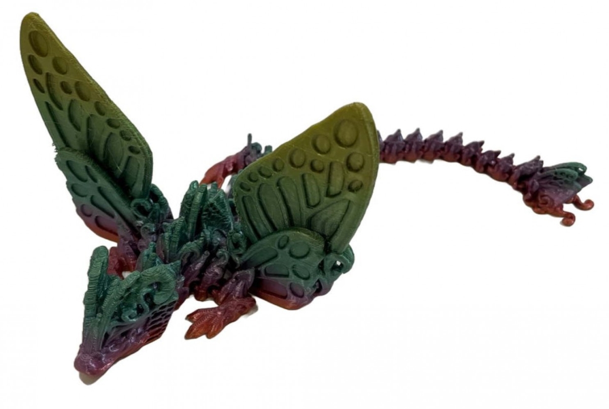 SC-105.43.677 3D Printed Butterfly Winged Dragon Figurine