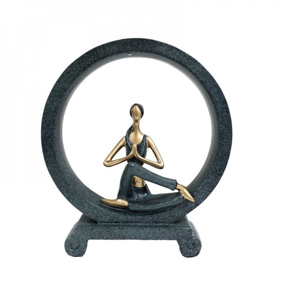 SC-AT254 Eternal Circle Yoga Pose Figurine