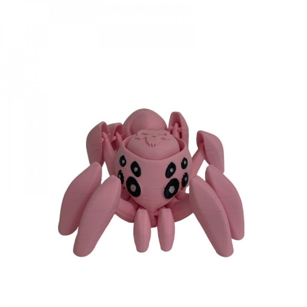 SC-105.75.751 3D Printed Pink Danger Spider Figurine
