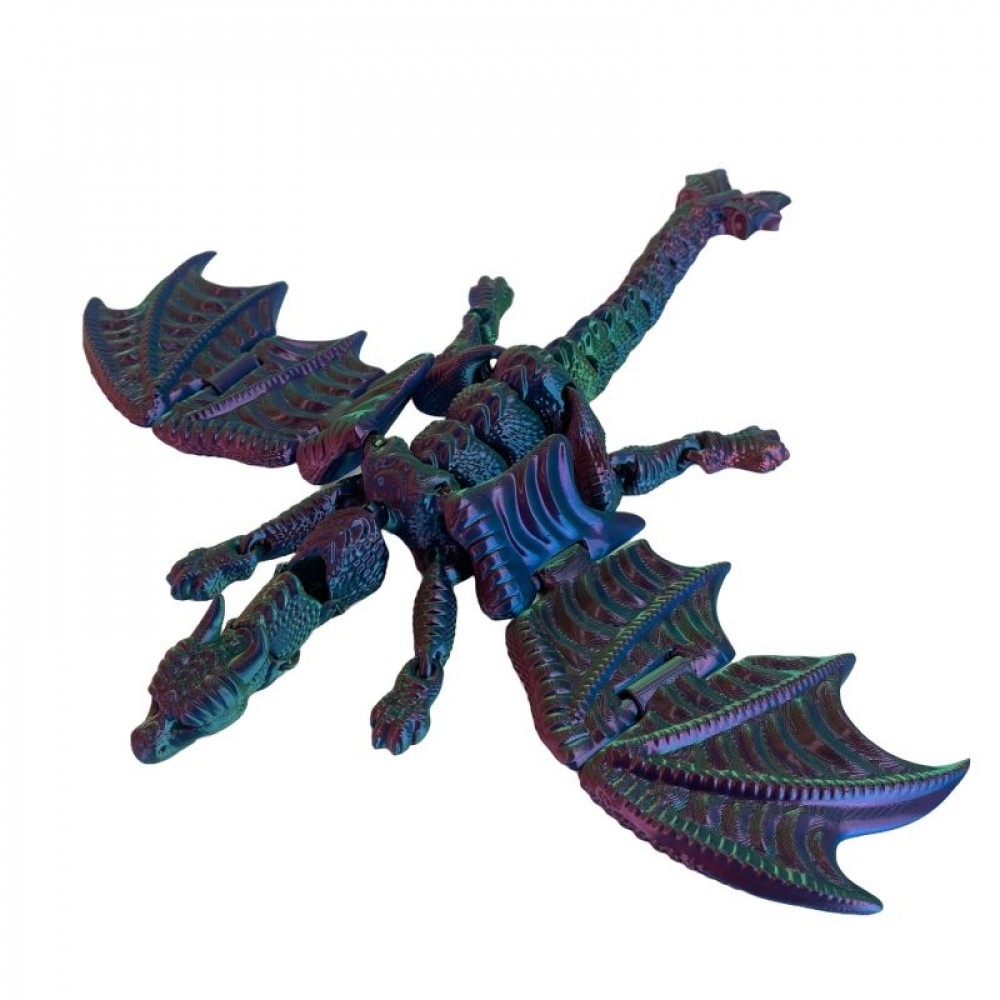 SC-105.13.1218 3D Printed Winged Dragon Finger Puppet Figurine